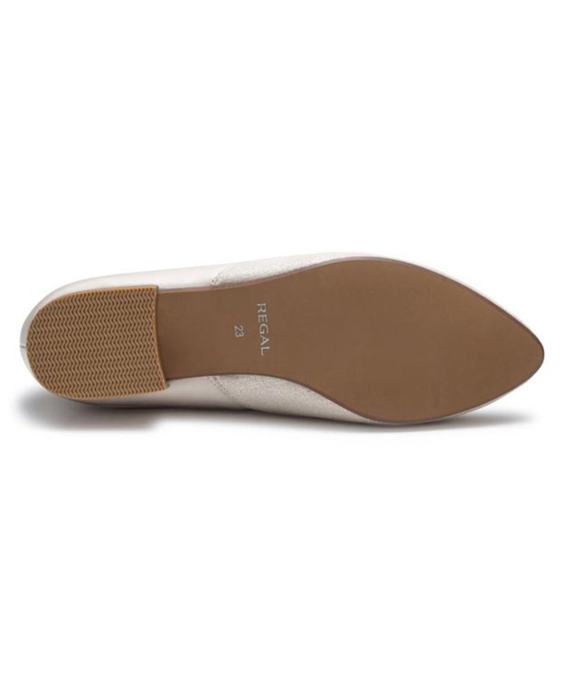 REGAL FOOT COMMUNITY 【リーガルレディース】F38R 甲深フラットシューズ アイボリー