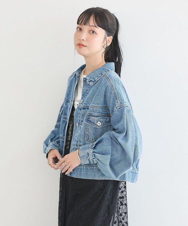 earth music&ecology デニムジャケット Medium Indigo