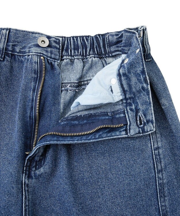 Green Parks ・ＳＵＧＡＲ　ＳＰＯＯＮ　タックデニムワイドパンツ Indigo