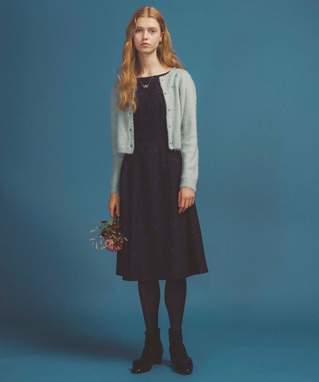 TOCCA NOBLE RIBBON SHORT STRECHBOOTS ブーツ ブラック系