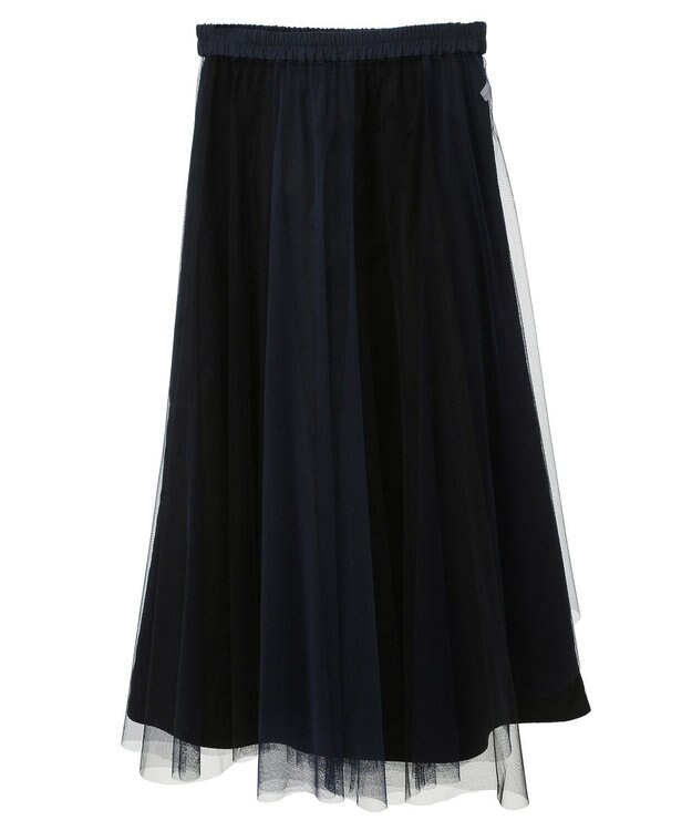 YECCA VECCA 【2点SET】マルチwayチュールスカート Navy
