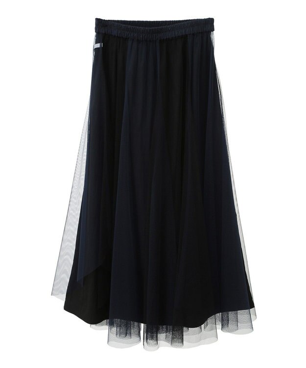 YECCA VECCA 【2点SET】マルチwayチュールスカート Navy