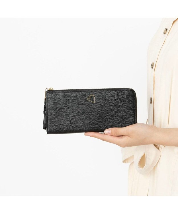 LANVIN en Bleu アーリ Lファスナー長財布 ブラック