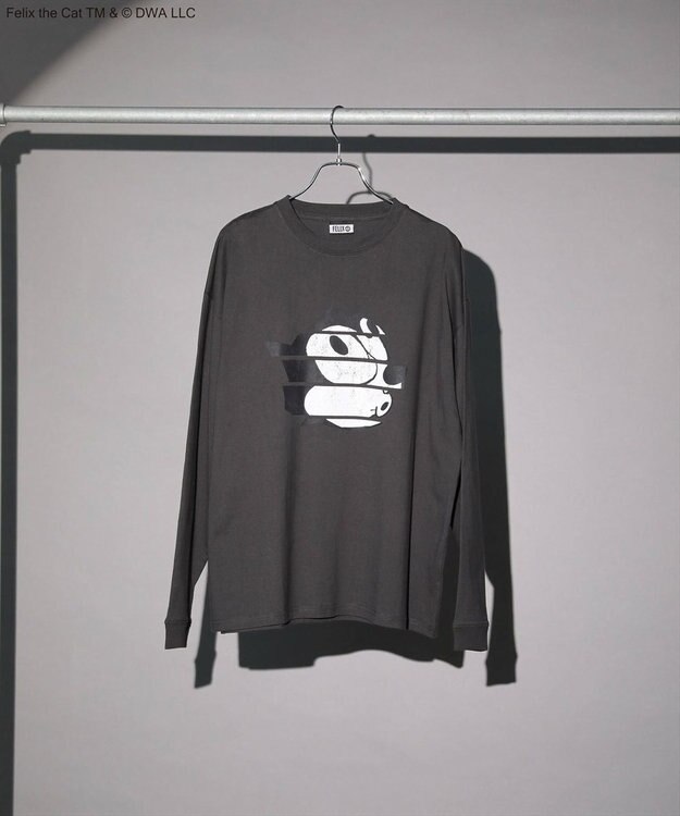 Green Parks ■ＦＥＬＩＸ　フェイスｐｔ　ロンＴＥＥ Charcoal Gray