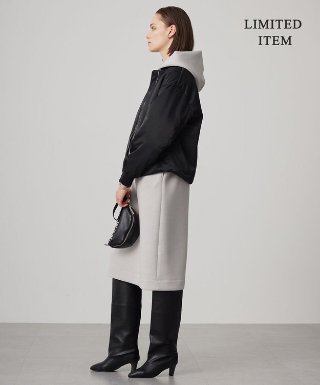 ICB 【WEB限定】 ナイロンラスターサテン MA-1 ブラック系