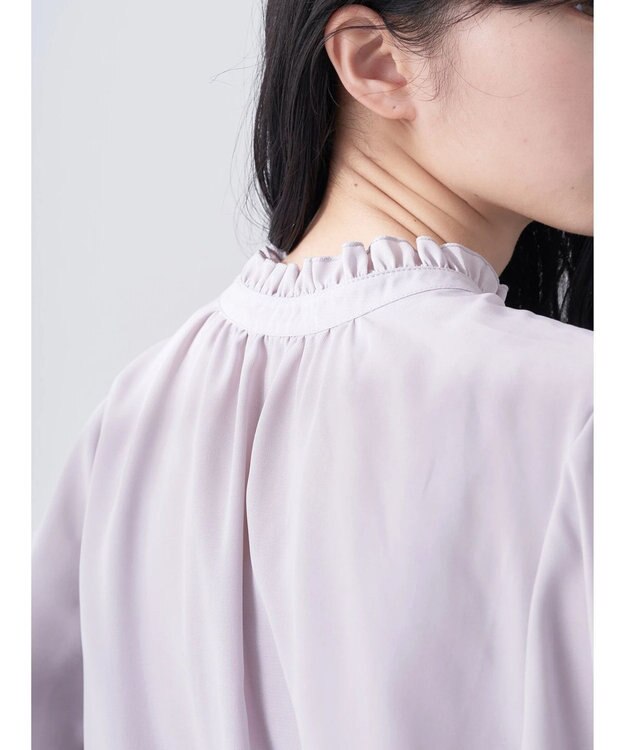 earth music&ecology ２ＷＡＹスタンドフリルブラウス Pink