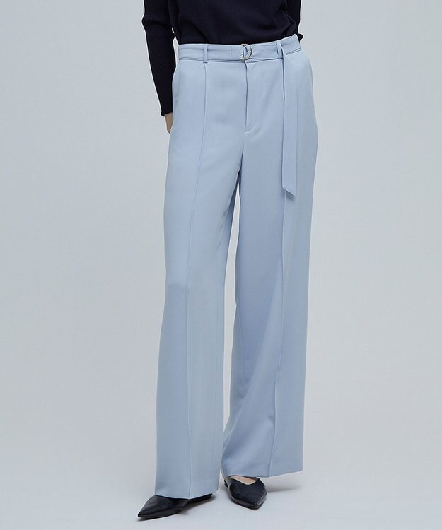 BEIGE， SAMUEL / ワイドストレートパンツ Sax