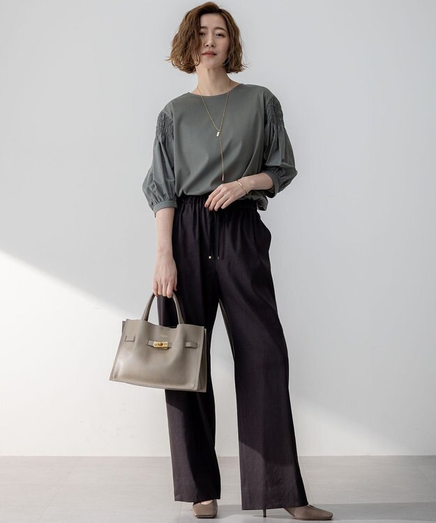 23区 淡水パール ラリエット ネックレス ゴールド系