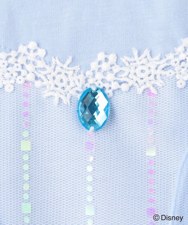 ANY KIDS 【ディズニープリンセス/フローズン】ドレス風 ワンピース サックスブルー<エルサ>