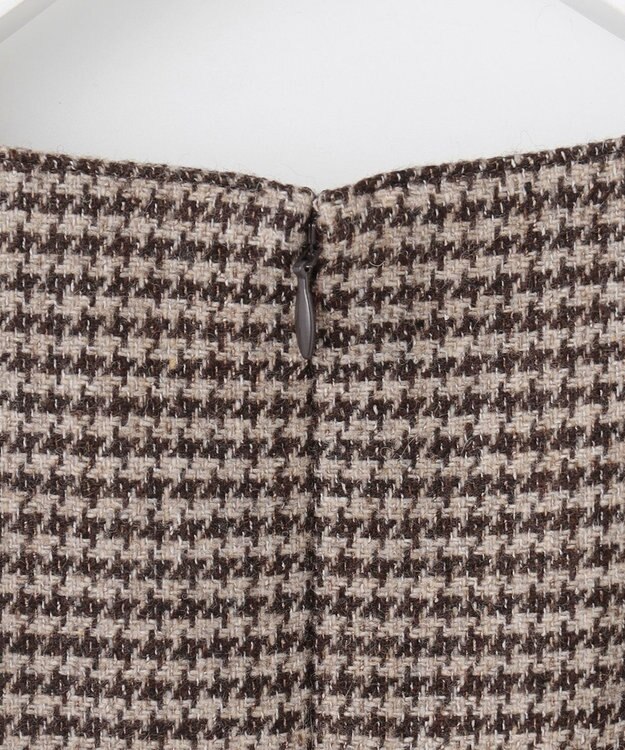 J.PRESS LADIES T/W 千鳥 ツイード ジャンパースカート ブラウン系3