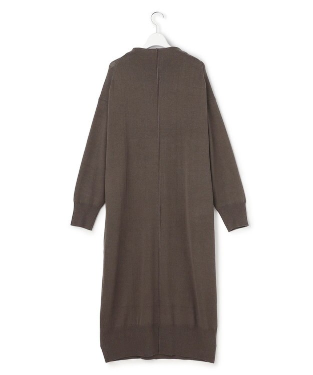 J.PRESS YORK STREET 【WOMEN】ボトルネックニット ワンピース ブラウン系