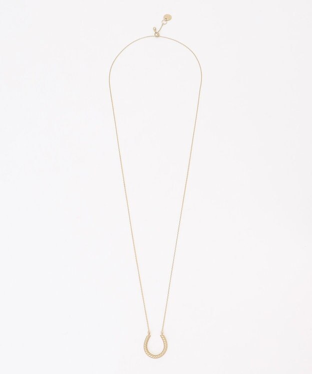 J.PRESS LADIES 【リバーシブル】ツイスト ネックレス ケシウスゴールド系