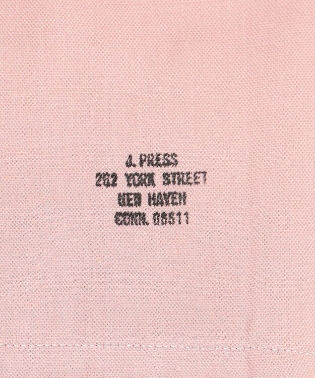 J.PRESS MEN 【J.PRESS ORIGINALS】Rayon Linen Oxford Open Half Sleeve Shirt / Baggy-Fit ピンク系