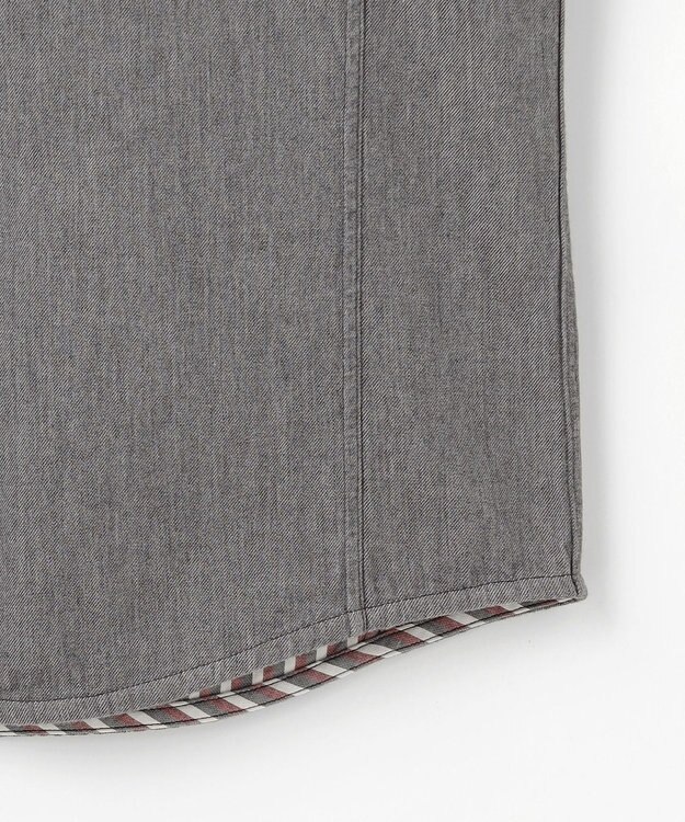 JOSEPH ABBOUD 【キングサイズ・2WAY・25AW】リバーシブルシャツ ライトグレー系