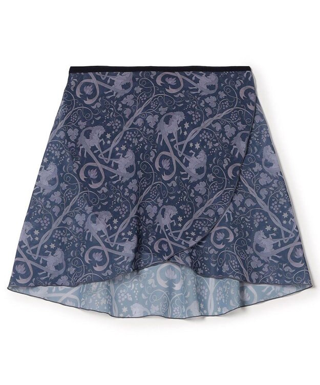 Chacott 巻きスカート ブルーPT