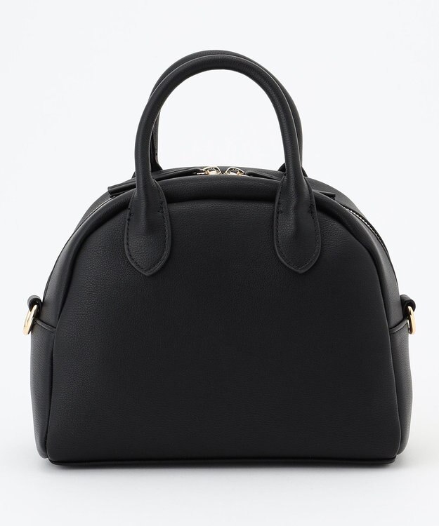 UNBILLION cachecache / WEB限定2wayラウンドミニボストンバッグ ブラック