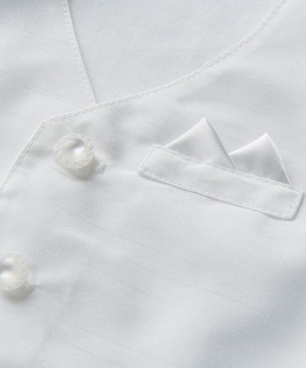 MIKI HOUSE HOT BISCUITS 【ミキハウス】 ツーウェイオールセットタキシード風【秋冬向け】 白