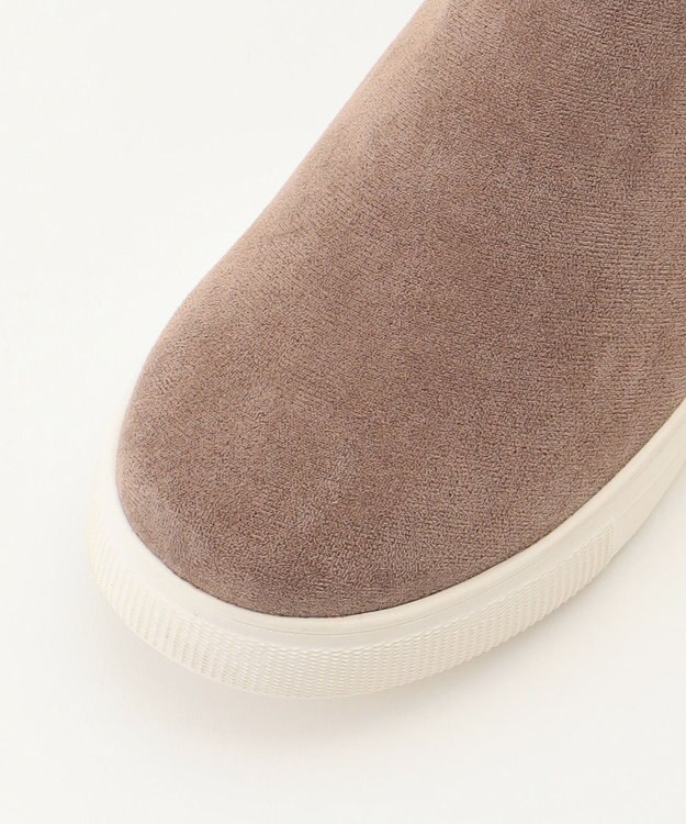 ANY 【LLサイズ有り】リブインハイカットスニーカー モカ