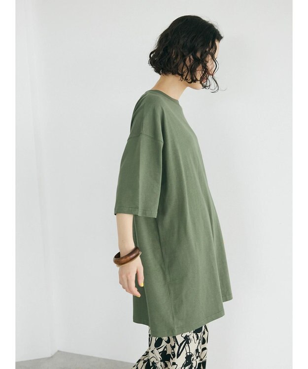 CRAFT STANDARD BOUTIQUE リングドットチュニック Khaki