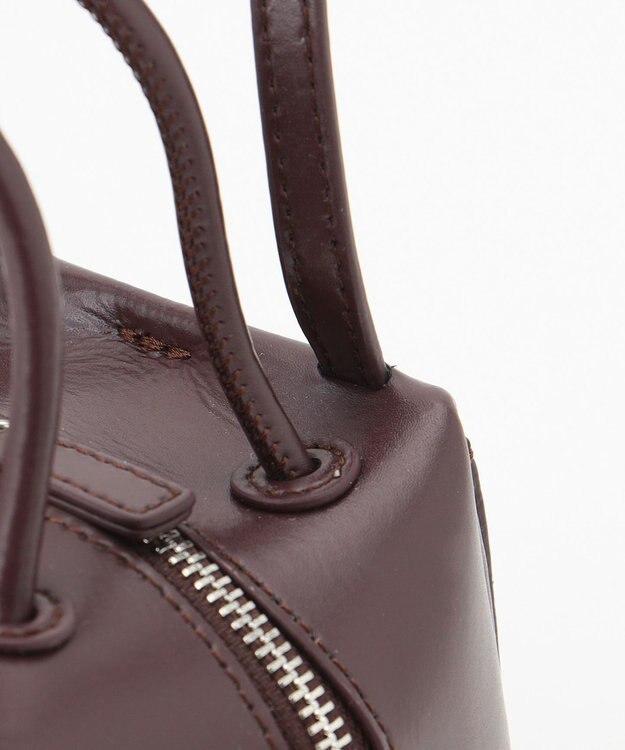 23区 【CLASSY.1月号掲載】YAHKI SOFT W FACE クロス ボディ バッグ プラム