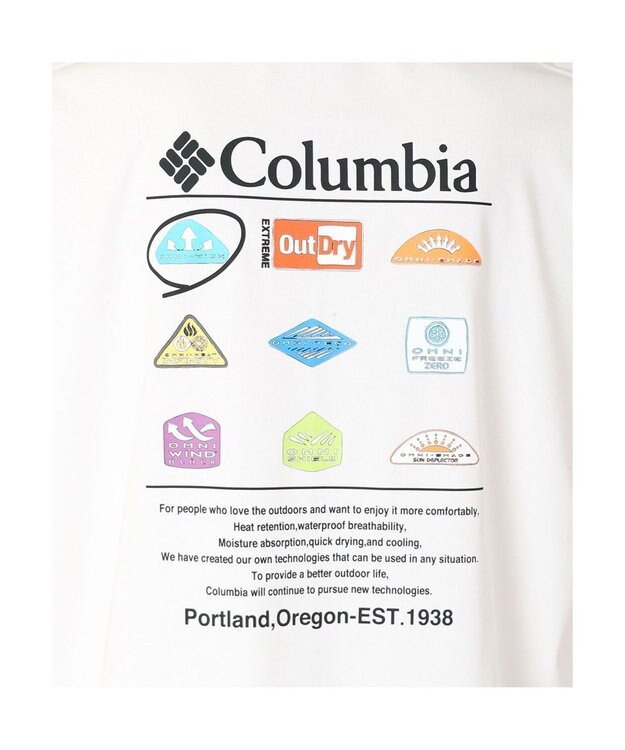 Columbia Columbia/ スタックブルックグラフィックショートスリーブTシャツ /コロンビア Sea Salt