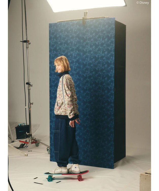 AMERICAN HOLIC Disney/総柄トラックジャケット Navy