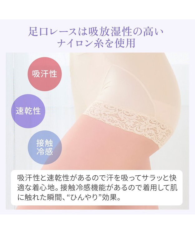 BRADELIS New York 【BRADELIS NewYork peace】すっぽりフィット綿混一分丈ショーツ25 深め 伸縮性抜群 ボーイレッグ バターミルク