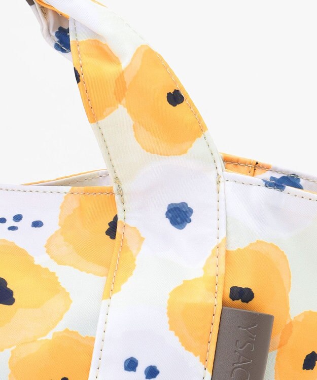 Y'SACCS 総柄プリントトートバッグ イエロー