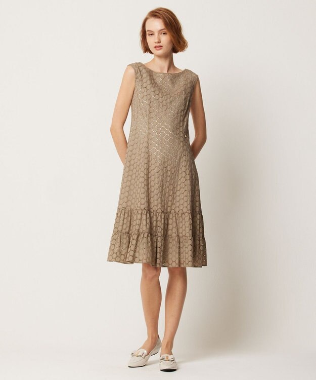 TOCCA 【消臭・洗える】SUMMER SUNSHINE ドレス モカ系