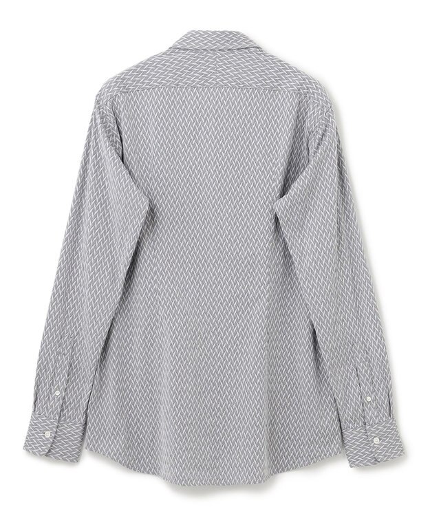 JOSEPH HOMME アロージャガードストレッチ　レギュラーカラーシャツ ライトグレー系