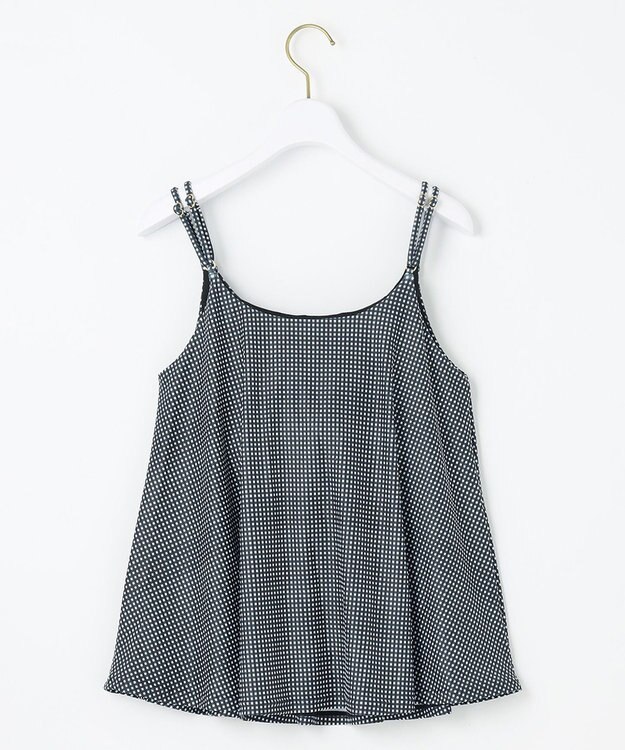 ANY SIS 【3SET】フレア スイムウェア ギンガム×ブラック