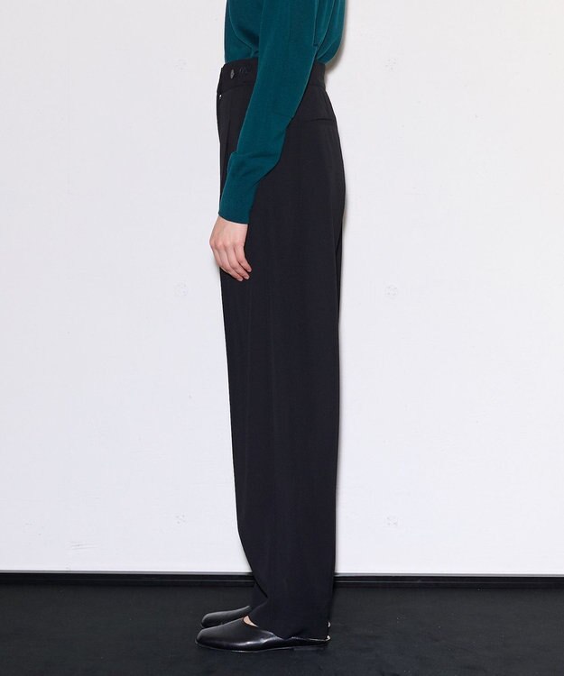 JOSEPH ドレーピーウールビスコース　トラウザーズ Black