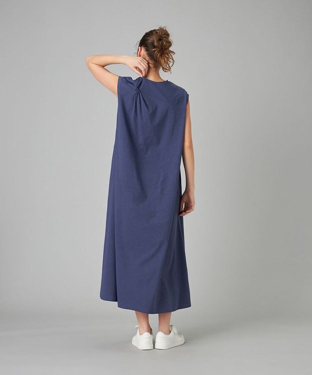Chacott Chacott BALANCE EasyCare+ツイストワンピース ネイビー