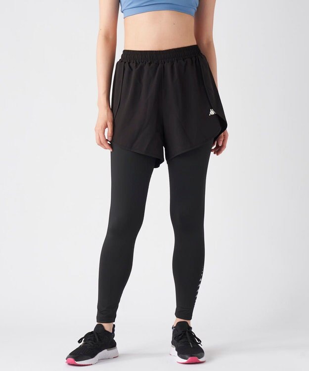 OP／FILA 【Kappa】パンツドッキングレギンス ブラック