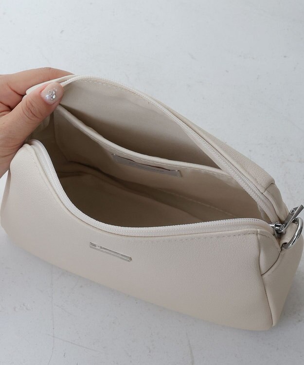 Tiaclasse 【2way/肩紐2TYPE】ちょうどいいサイズのショルダーミニバッグ グレージュ