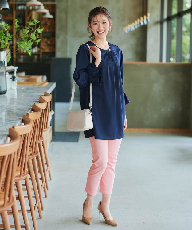 Tiaclasse 【2way/肩紐2TYPE】ちょうどいいサイズのショルダーミニバッグ グレージュ