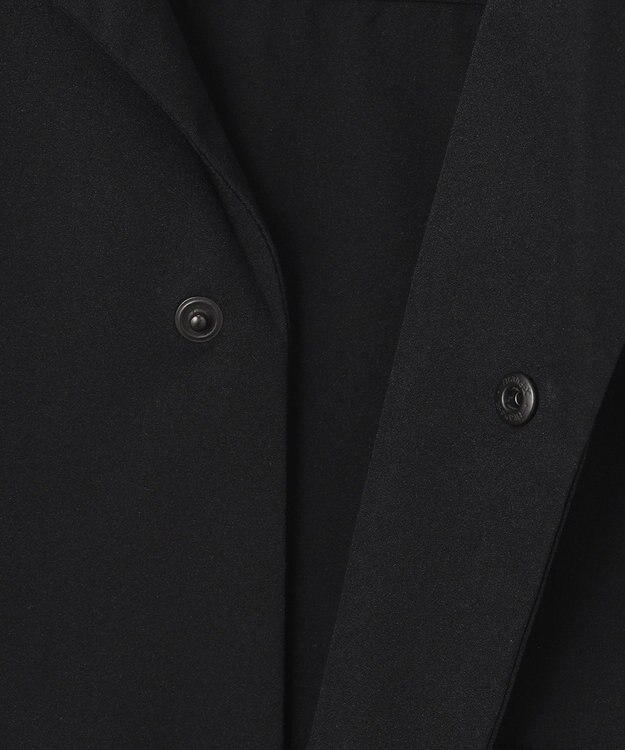 UNFILO MENS FINE MOVE オープンカラーシャツ [23年春夏商品] ブラック