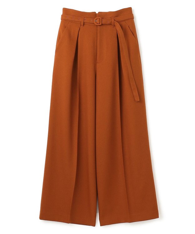 uncrave プレーンスーツ ワイドパンツ（uncrave WHITE） テラコッタ