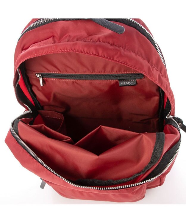 Y'SACCS ナイロン A4リュック　Sサイズ ワイン