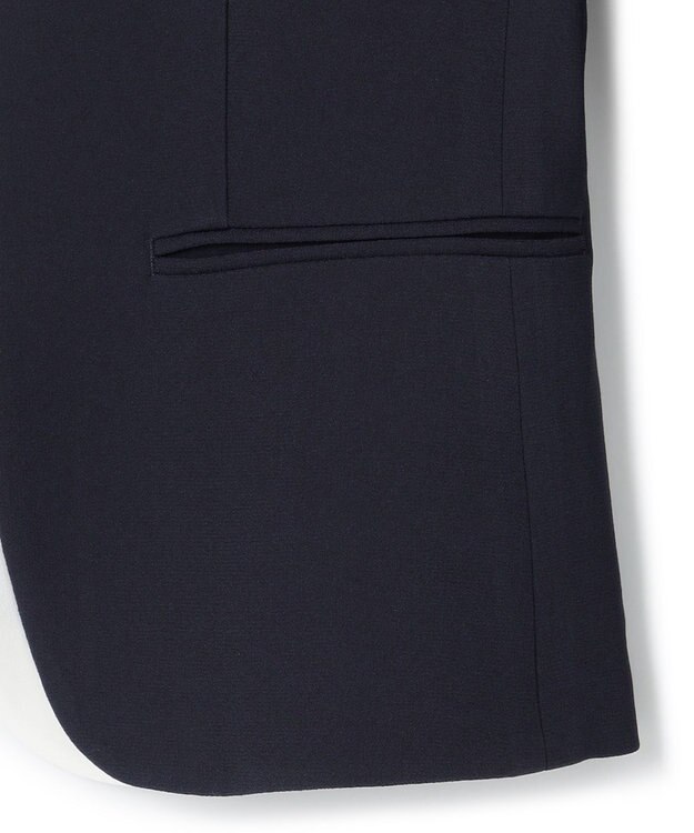 BEIGE， CINDY / ダブルカラージャケット Navy×White