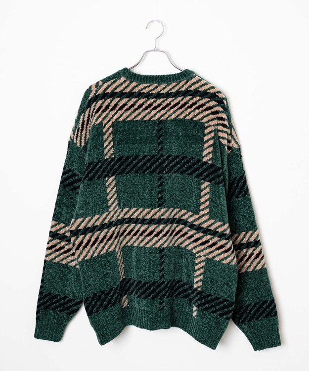 WEGO ベロアモール総柄プルオーバー 柄1