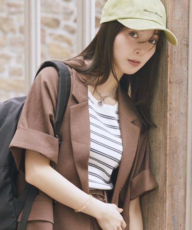 earth music&ecology 【ステンレス】コインモチーフ３連ネックレス Gold