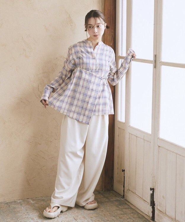 earth music&ecology EVAトングサンダル Beige