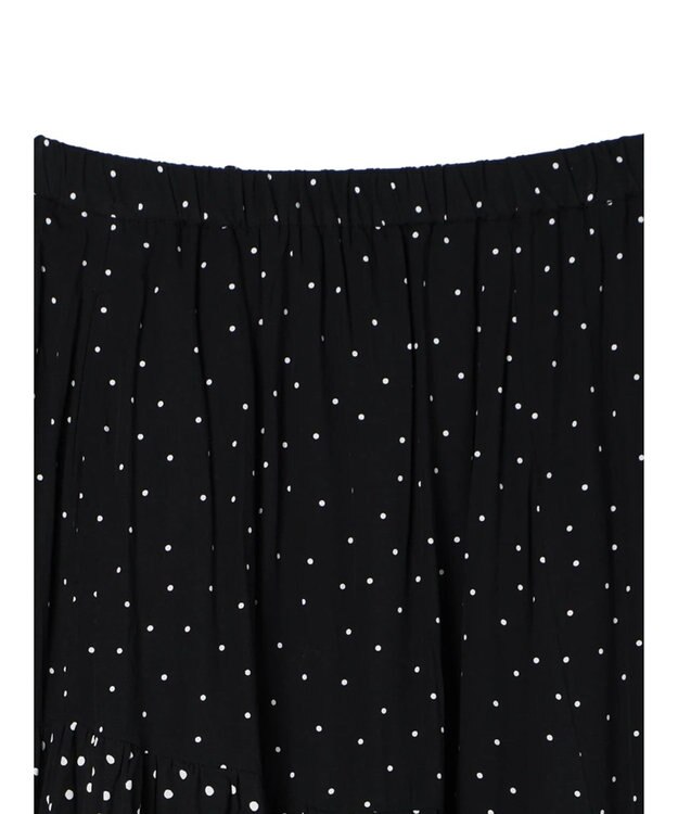 AMERICAN HOLIC 切替ドットフレアスカート Dot