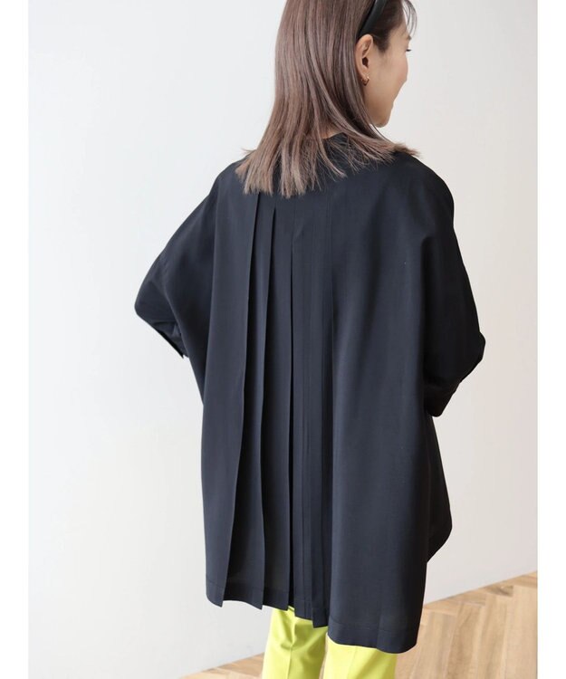 AMERICAN HOLIC 接触冷感バンドカラーチュニック Black