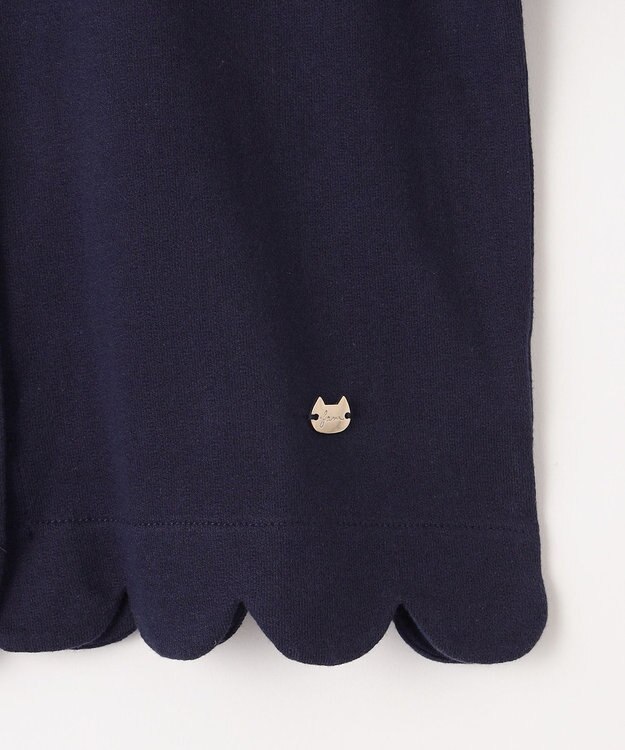 ANY KIDS 接触冷感 UVケア カーディガン ネイビー