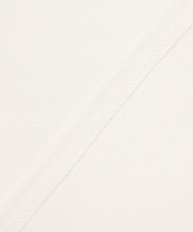 23区 【エステータ】コットンコンプレッシャージャージー タックデザイン カットソー ホワイト系