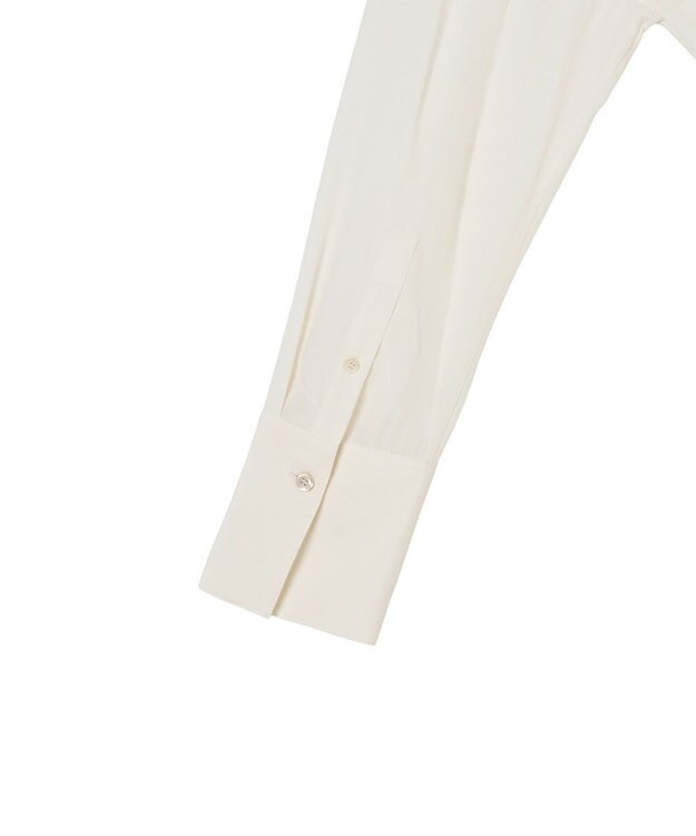 JOSEPH 【WEB＆OUTLET限定】CDC ブレンド シャツカラーブラウス Ivory