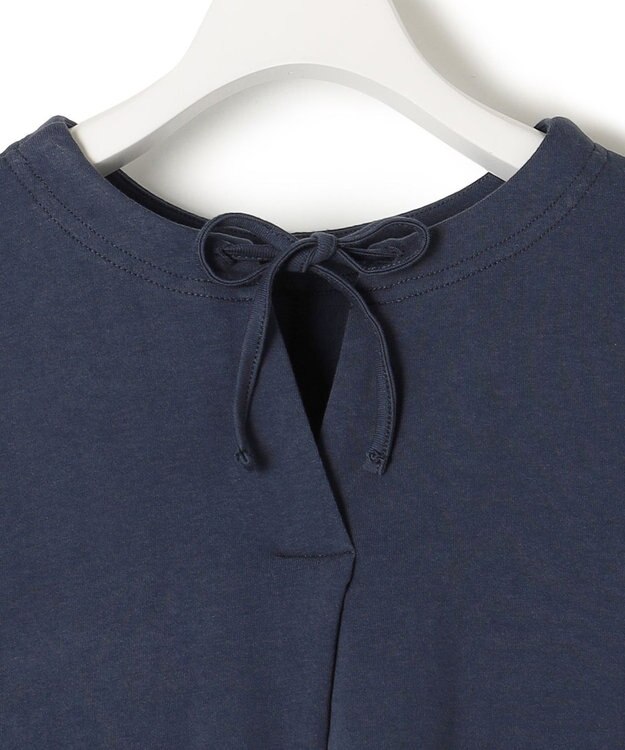 J.PRESS YORK STREET 【WOMEN】キャップスリーブ　ワンピース ネイビー系