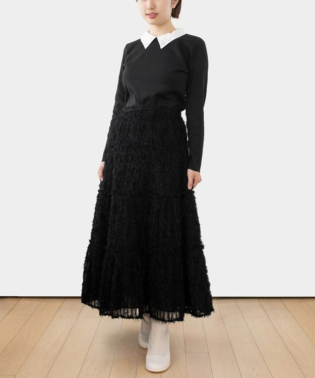 TOCCA 【洗える】GARDEN DEW ニットプルオーバー ブラック系